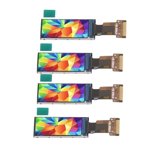 4 stk. 0,96in TFT Farveskærm SPI Interface ST7735S Drev IPS Display Modul 80x160 Svejsning Montering
