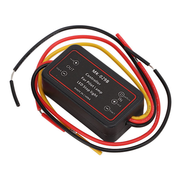LED Stoppljuskontroller IP65 Vattentät 12V‑30V ABS Stroboskopmodul för Bakbromslampa MK-029B