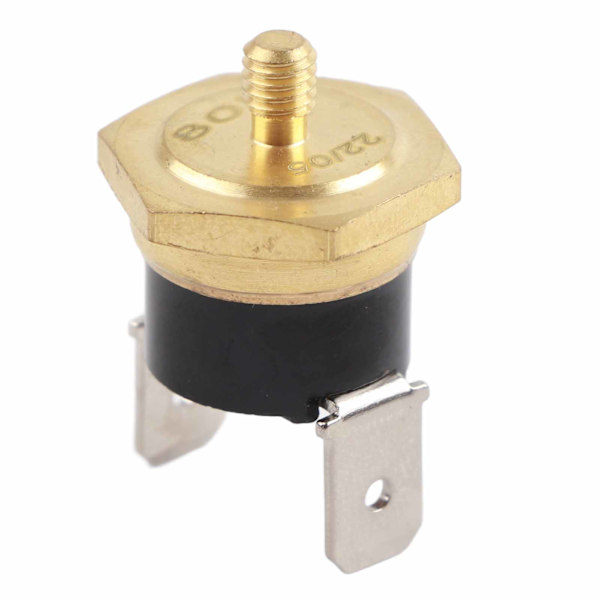5 stk. KSD301 kobbertermostat bimetallisk normalt lukket M4 snap-disk temperatursensor 250V 80℃