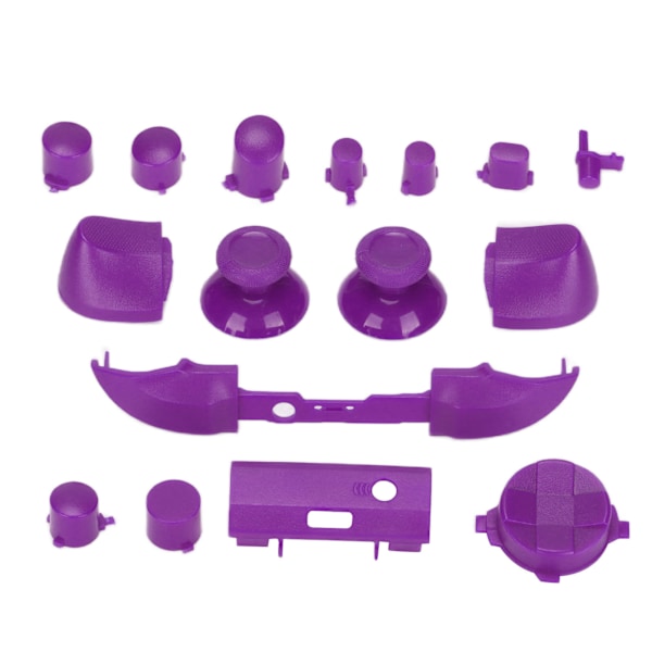 Komplett knappesett for spillkontroller, erstatningshåndtak, tilbehørssett for Xbox Series X - Lilla
