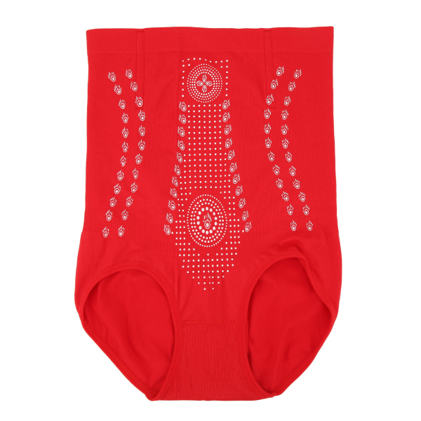Body Shaping Shorts Hög midja Buken Tight underkläder Nylon Dam Höftlyftande kalsonger Röd XL (för 80-90 kg)