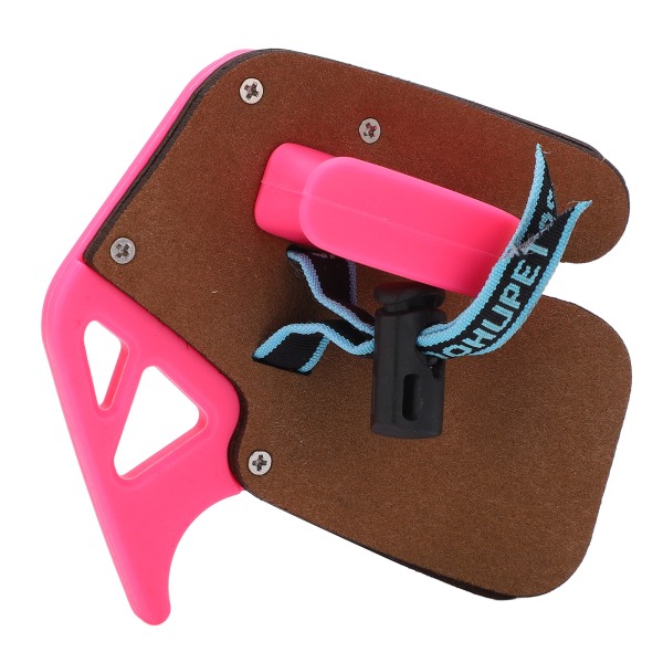 Bueskydning Finger Tab Skydetabs Dobbelt Lag Læder Tabs Beskyttelsesudstyr til Recurve Bue Rose