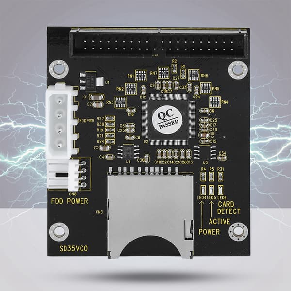 Micro SD til 2,5 tommer IDE Micro SD / TF minnekort til IDE 40-pinners hannadapter