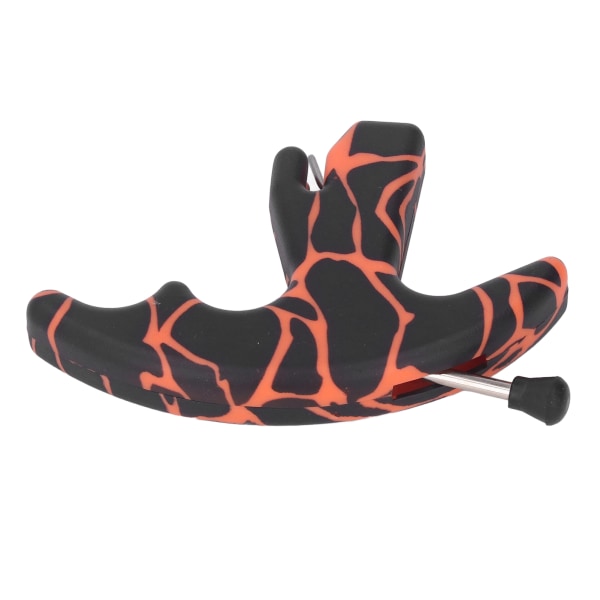 Thumb Bow Release 3 Fingerfølsomt Komfortabelt greb Tommelbueudløser til udendørs bueskydning Orange