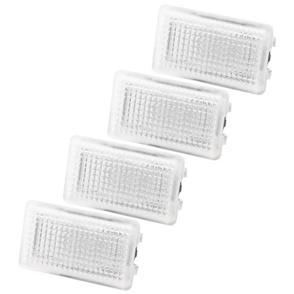 4 stk LED-lys for interiør, bagasjerom, frunk, dør, fotbrønn, erstatning for Tesla Model 3 Y S X Blå