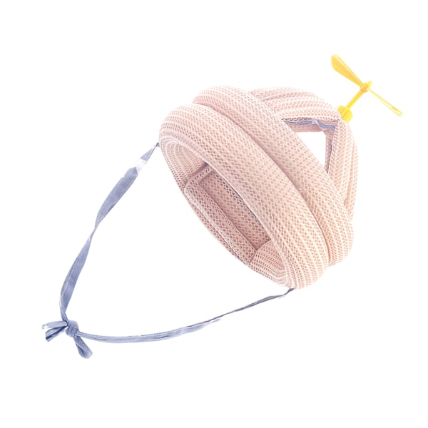 Babysikkerhedshjelm Forebygger Fald Blød Justerbar Toddler Hovedbeskyttelseshat til Krybning Gang Bamboo Dragonfly Beige