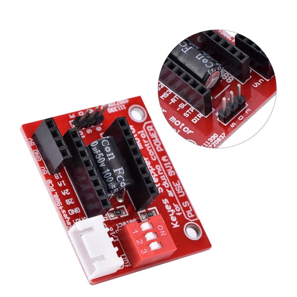 A4988/DRV8825 Stepmotor Driver Kontrol Udvidelsesskjoldkort til 3D-printer