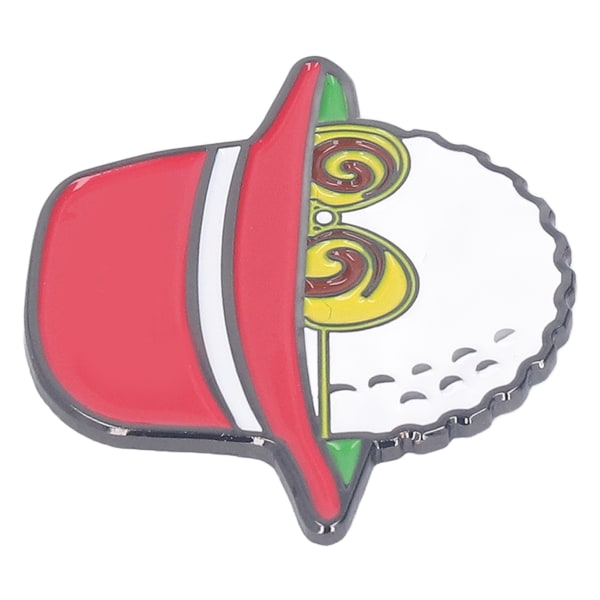 Golfball Marker Hat Clips Lette Avtagbare Magnetiske Anti Rust Briller Fisherman Hat Clips for kvinner Menn Rød