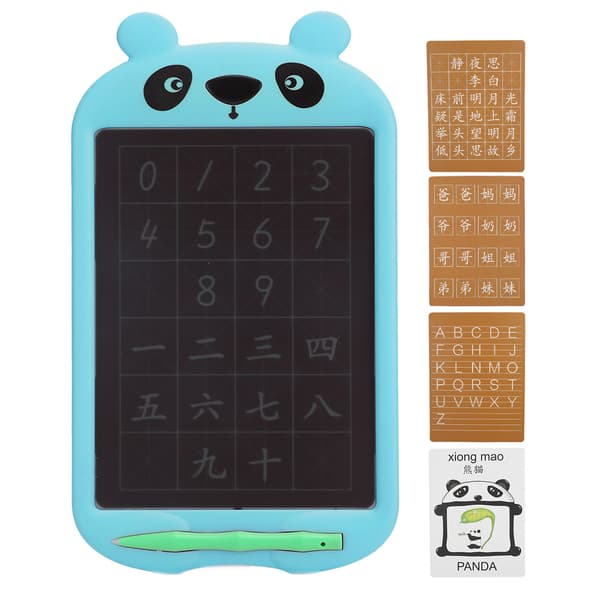 10in LCD Tegnetablet Elektronisk Skrivetavle Blå Monocolor Håndskrift Grafiktablet til Børn