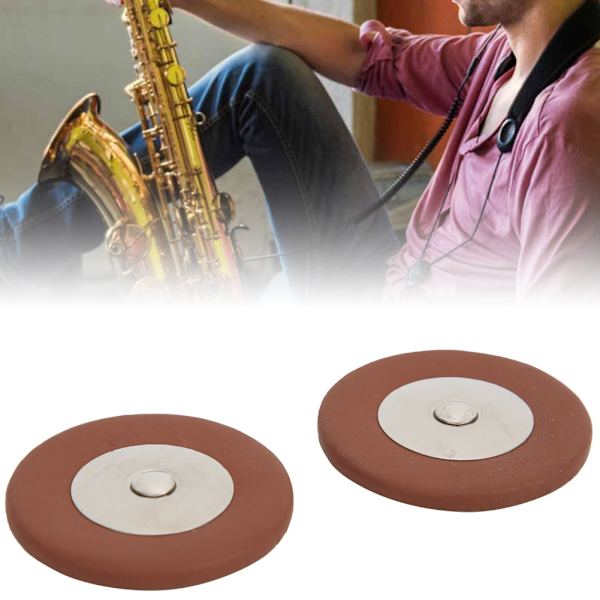 25 stk Multi Size Sax Leather Pads Erstatningssett for Tenorsaxofon