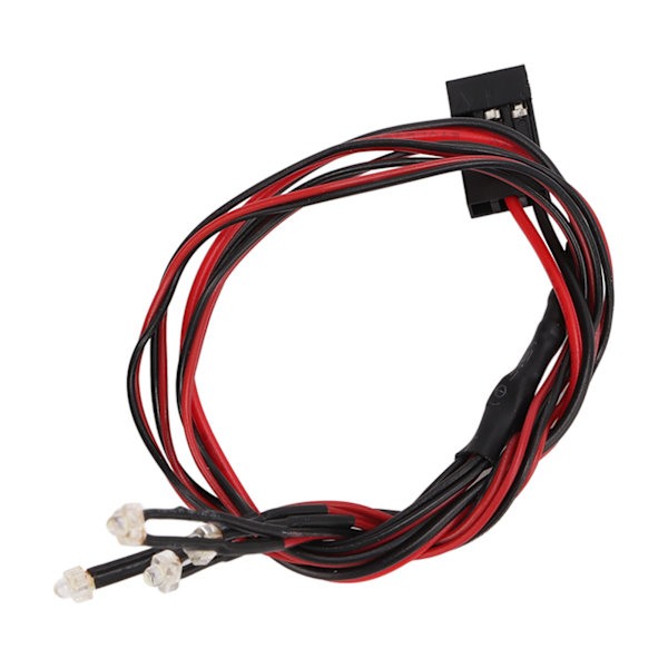 4LED Lys 335cm RC Nat Forlygter til Axial Scx24 1/24 1/18 RC Crawler Bil Opgraderingsdele