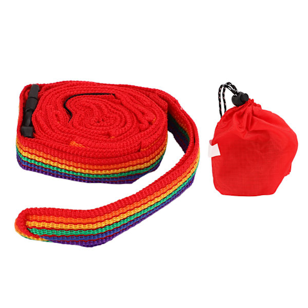 Camping Lanyard värikäs koristeellinen säilytyspussilla Camp-vaatelinja ulkokuivausastioihin ja -kulhoihin