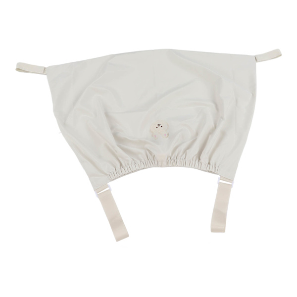 Genanvendelig klapvognsposearrangør med stor kapacitet, elastisk nylon klapvognsarrangør til babyshowers Lille kanin