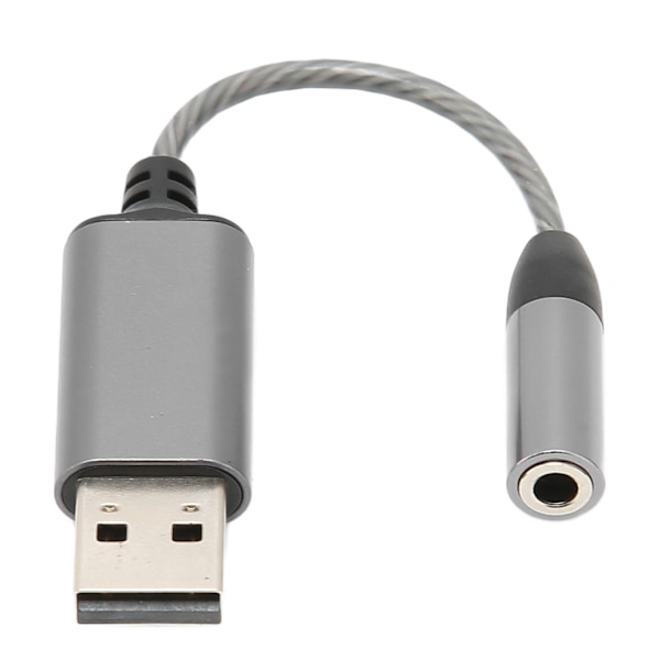 USB-sovitin 2 in 1 Laaja yhteensopivuus Älykäs siru Kompakti Kestävä Helppokäyttöinen USB - Aux-kaapeli kotiin ja toimistoon