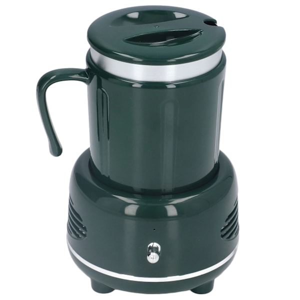 Kyl- och värmekopp med enkel användning, snabb kylning och uppvärmning, aluminiumkropp, stabil halkfri kaffevärmare för kaffebjörn, grön