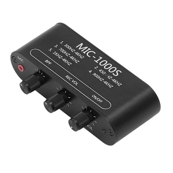 Mikrofon Audio Power Förstärkare Justerbar Frekvens Mainframe Gain 200 Gånger 45db till 600 Gånger 55db