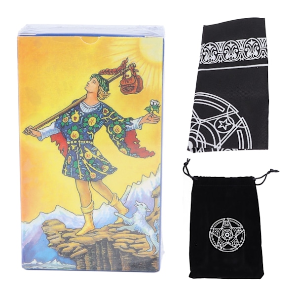Tarotkortstokk Spansk Ridder Beleggpapir Interaktivt Brettspill Tarotkort for Begynnere og Eksperter