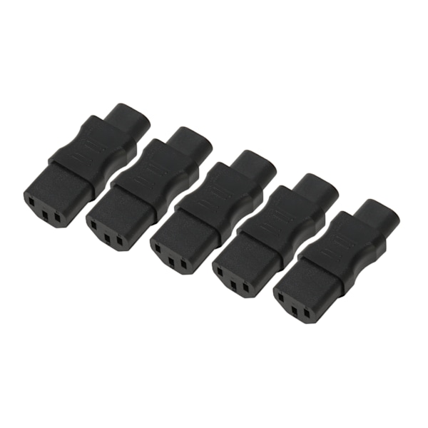 5 stk IEC320 C8 til C13 Strømadapter 2500W 10A 2.5A Strømstikadapter til PDU Chassis Laptop Computer Room 250V