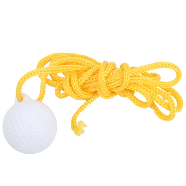 Pocket Slitstark golfsvingövningsboll med snöre för golfträningshjälpmedel för nybörjare
