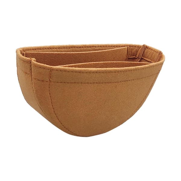 Väskorganiseringsinlägg Designerorganiseringsväskfoder för axelväska Brown Open Top