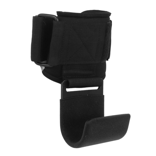 Vektløfting Booster Hook Pull Up Wrist Guard Booster Hook Protection Håndledd Styrketrening Svart