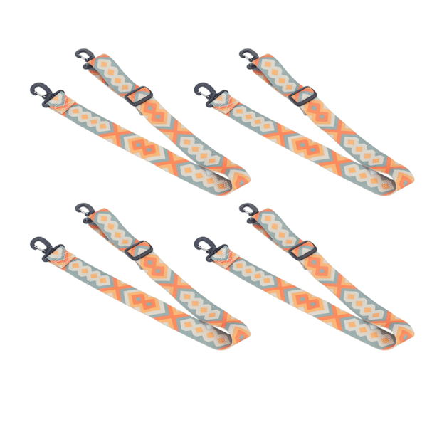 4 st Ski- och Snowboardkängebärare Rem Justerbar Tjock Nylon Is Skridskor Axelrem Blå Gul 90cm
