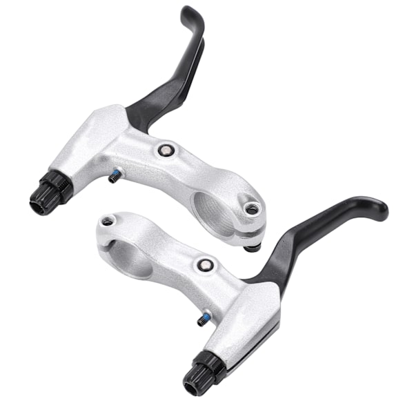 2 STK cykelbremsegreb aluminiumslegering bremsehåndtag til foldecykel mountainbike reservedele sølv