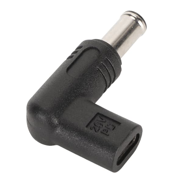 USB-C hunn til DC-adapter 6,5x1,4 mm 18,5 til 20V 18W til 100W PD hurtiglading 5A strøm USB-C hunn til DC hann-adapter