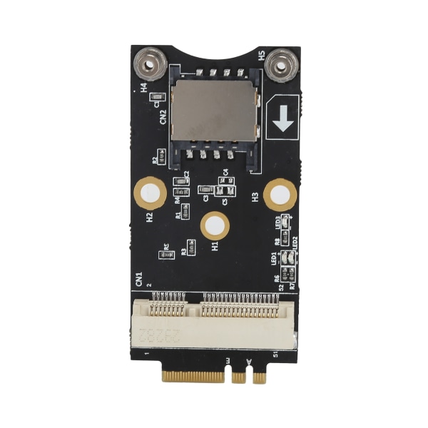 M.2 - Mini PCIE Adapter A/E Key 3G 4G WIFI -moduuli SIM-korttipaikan laajennuslevyllä