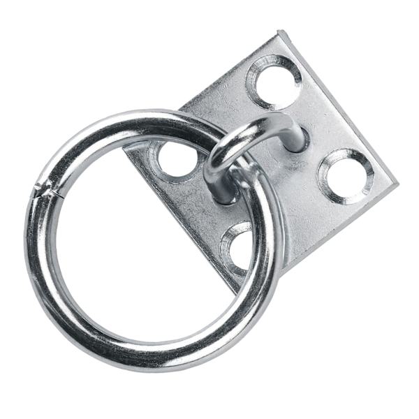 Kopplingsring för häst, rostfri plätering, metall, för stall, badning