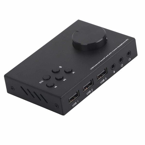 USB Ulkoinen Äänikortti Stereo 3.5mm Liitäntä Monitilainen Suunnittelu Useita EQ Äänen Muunnos Äänisovitin