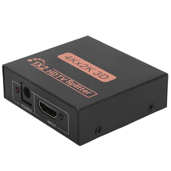 HDMI Splitter 4Kx2K 1 Ind 2 Ud Computer Tilbehør 100-240V EU Stik