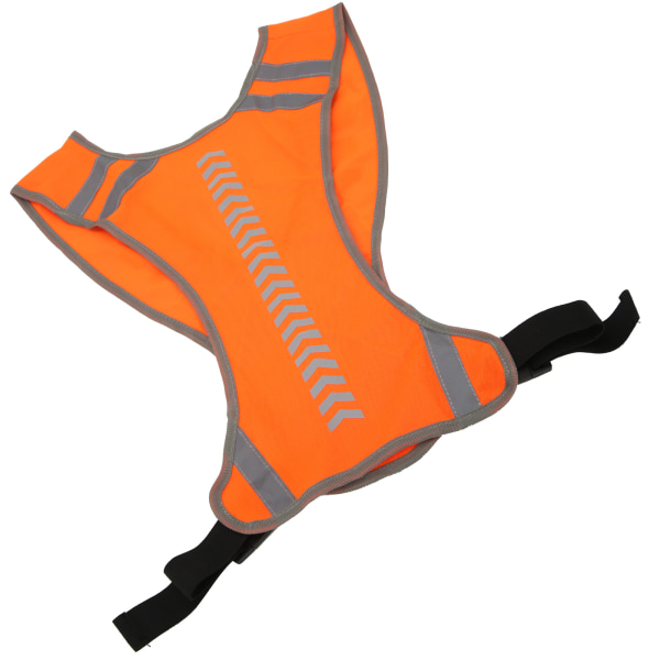 Høy synlighet sikkerhetsvest Justerbar reflekterende jakke for løping Jogging Gange Sykling