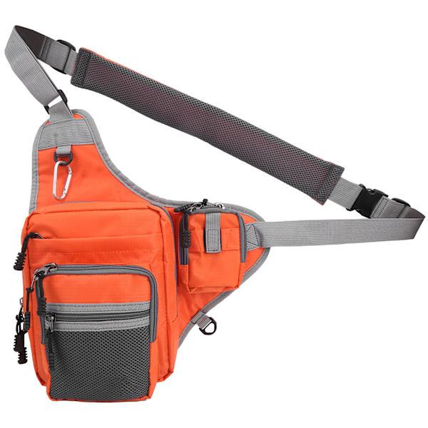 Fiskeveske Midje Utendørs Sport Multifuction Canvas for Sykling FjellklatringOrange