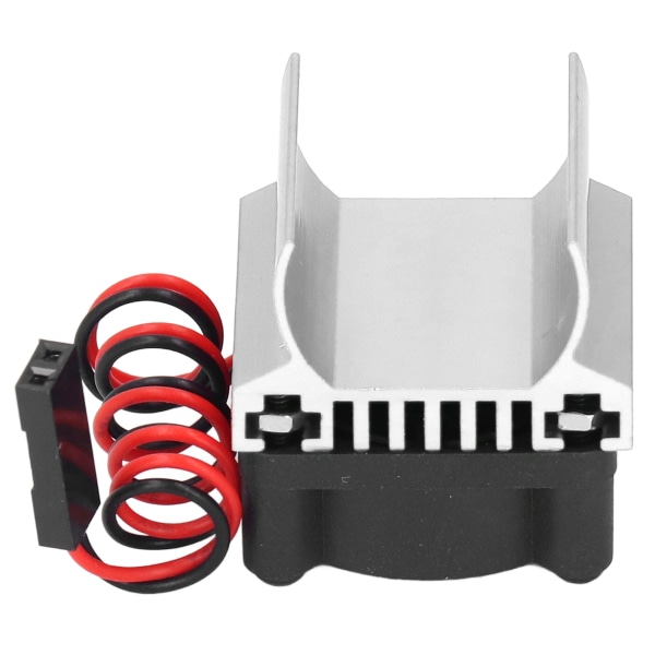 RC Motor Kjølevifte Kjøleribbe Vifte RC Tilbehør for Traxxas 1/18 Fjernkontrollbil Sølv
