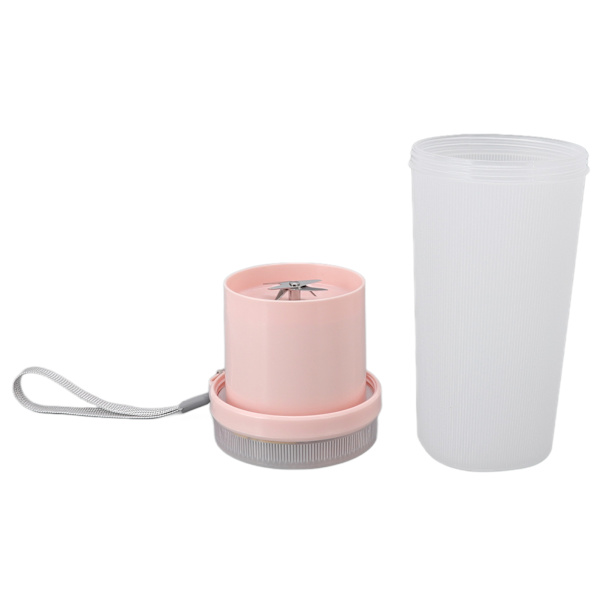 Elektrisk Juicer Kop 300ml Håndholdt Bærbar USB Genopladelig 6 Rustfrit Stål Cutter Juicer Blender Kop
