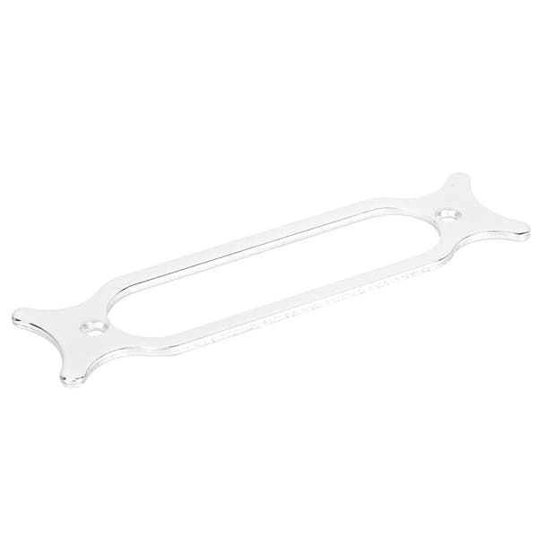 Järn Elektronisk Gitarr Single Coil Pickup Ring Instrument Tillbehör Pickup Ram (Silver)