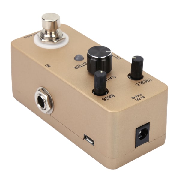 Elektrisk buffer Elektrisk gitar Effekt Pedal Clean Boost True Bypass Full Metal Shell
