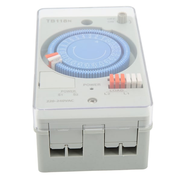 Mekanisk timerbryter Anti-interferens Programmerbar tidtaker for gatelys 220‑240V