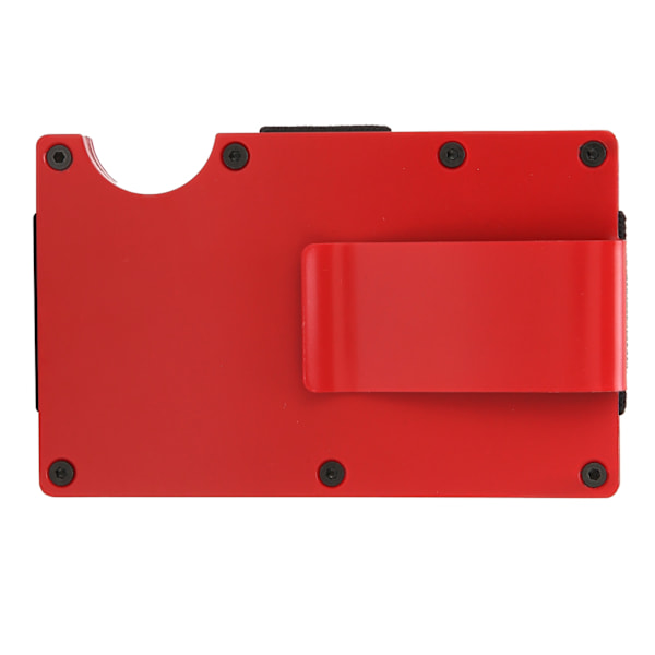 Visitkort Etui Bærbar Visitkortholder Mode Rustfrit Stål Kort Box Tegnebog GaveRød X-11#A