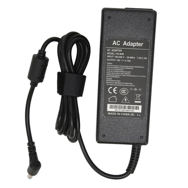 90W AC DC Strømadapter 19V 4.74A 5.5x1.7mm Rundt Interface til Acer 100V 240V