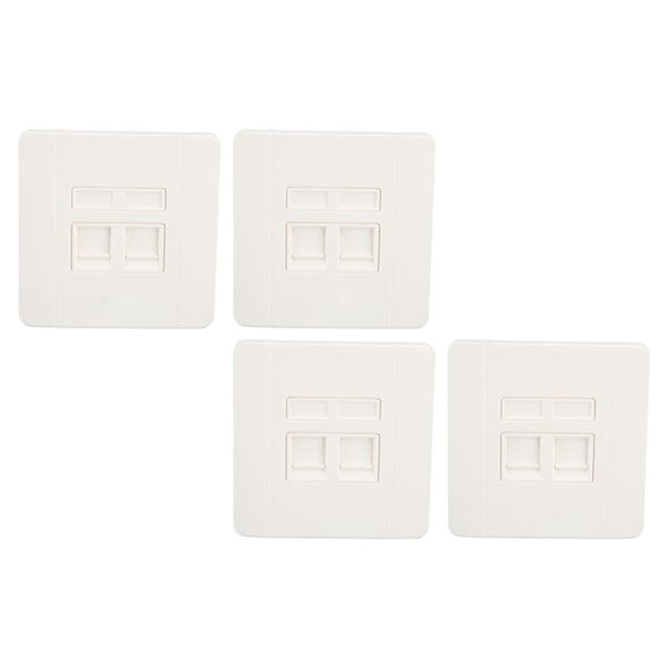 30 kpl Ethernet-seinälevy Dual Ports RJ45 RJ11 Verkkoseinäpistorasia johdotukseen