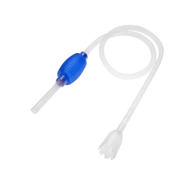 Akvarium fisketank grusrenser stor siphon vakuum vandskifter