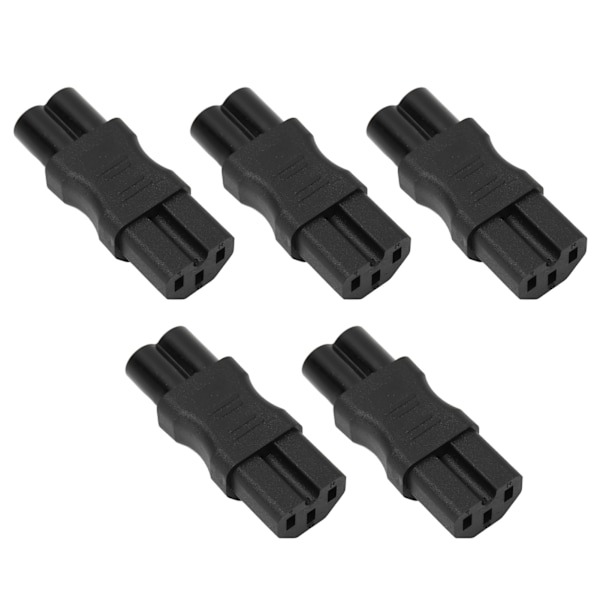 5 kpl IEC320 C6 - C15 virtalaturia, kuparinen kosketin, C6 - C15 muuntaja kannettavalle tietokoneelle, pistorasia 10A 250V 2.5A 250V