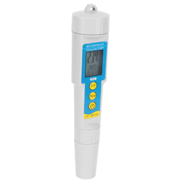 PH-986 3 i 1 Vattenkvalitetstestare PH/TDS/TEMP Testpen Multifunktionell Bärbar Mätare