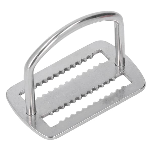 D-ring Webbing Sele Belteholder Rustfritt Stål D-ring Belte Slide Keeper Stopper for Dykketilbehør