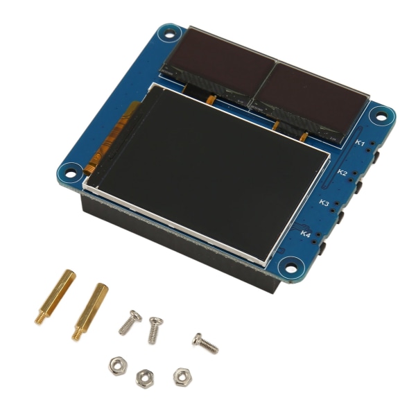 2-tommers LCD IPS-skjerm og dobbel 0,96-tommers organisk lysdiode blå skjerm 3-i-1-skjermutvidelseskort for RPi