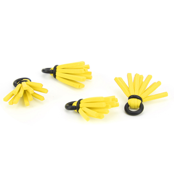 4 stk. Fiskefluer Flyde Skum Strike Indikatorer Drift Krog Positionering Floats Bobbers Gul
