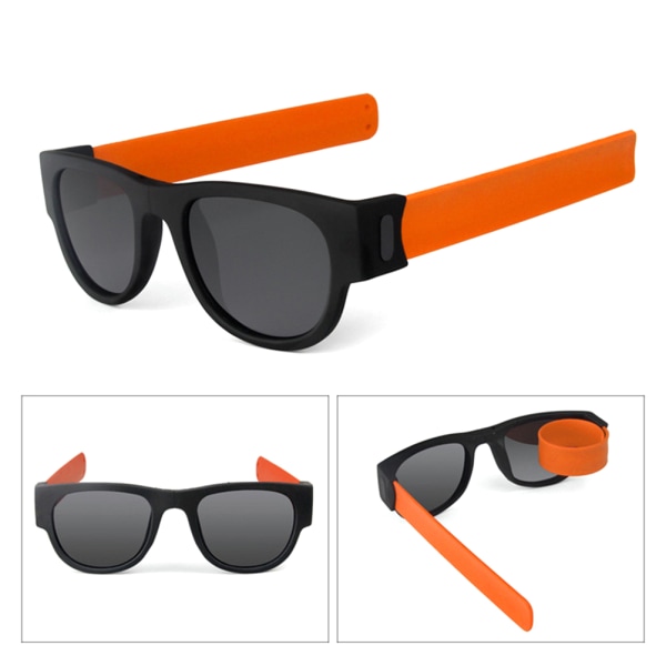 Sammenleggbare Polariserte Slap Solbriller Mote Outdoor Sport Beach Wrist Solbriller