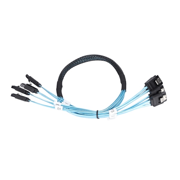 SATA-kaapelit 7-nastainen Nopea 6 Gbps Mini Helppo Käyttää 4 Johdinta Nopea SATA-kaapelisarja Tietokoneelle